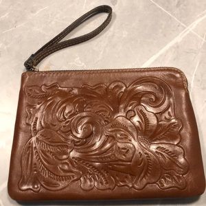 Patricia Nash leather wristlet